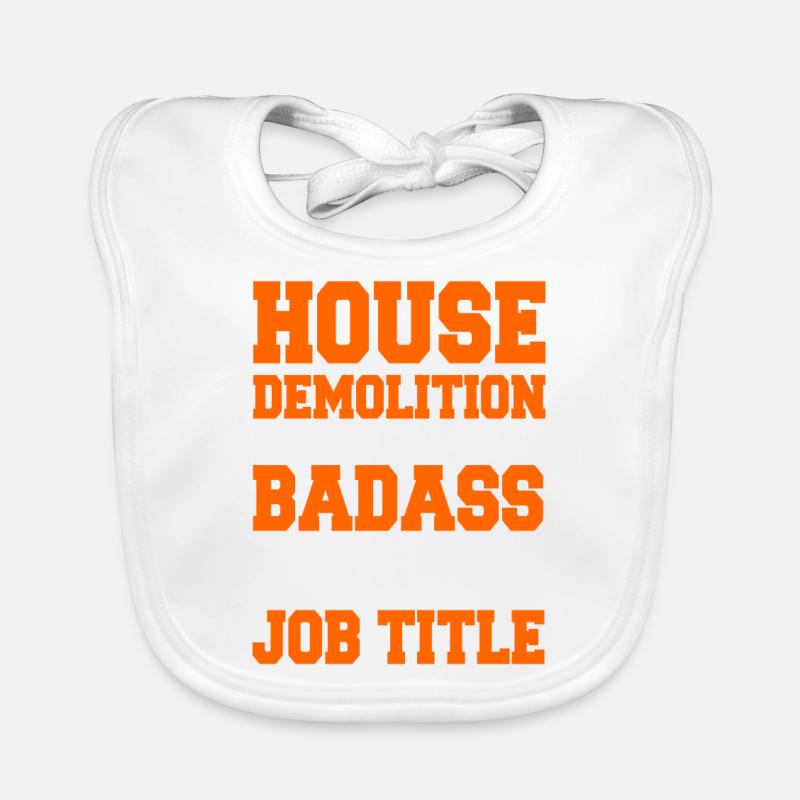 Cadeau de rénovation de destruction de maison Bavoir bio Bébé