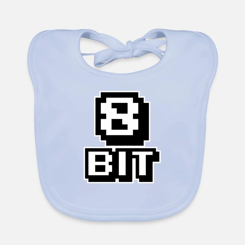 Ordinateurs 8 bits Bavoir bio Bébé