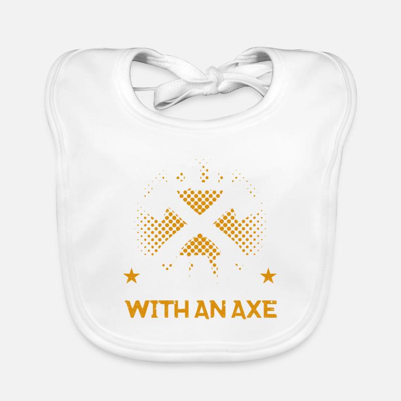 Axt Werfer Axt Werfen Axt Geschenk Baby Bio-Lätzchen
