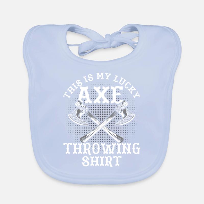 Axt Werfer Axt Werfen Axt Geschenk Baby Bio-Lätzchen