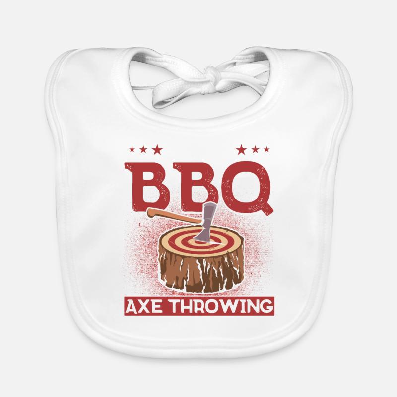 Axt Werfer Axt Werfen Axt Geschenk Baby Bio-Lätzchen