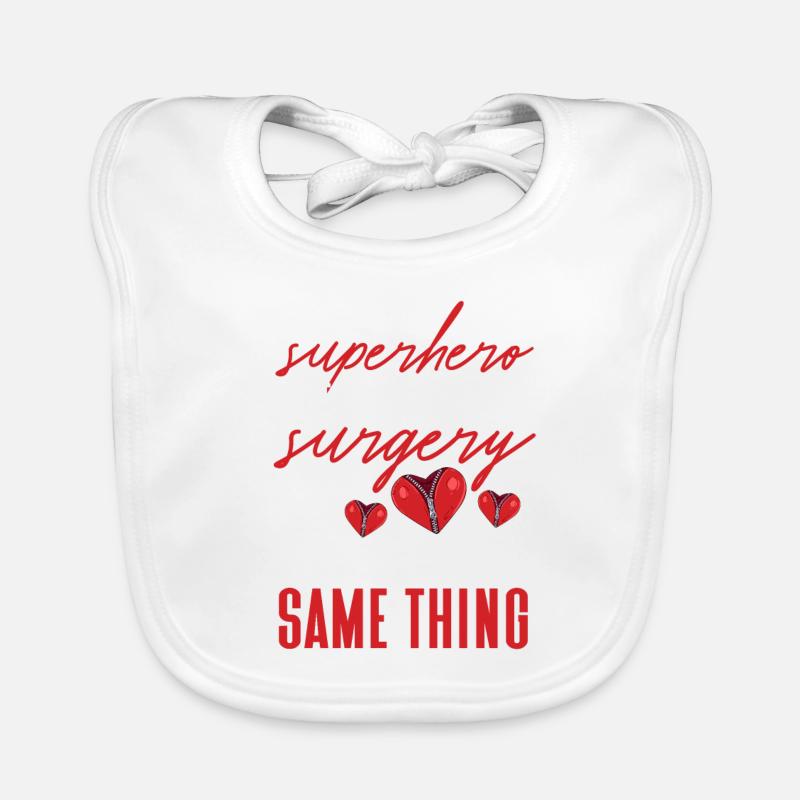 Operation Herz Geschenk Baby Bio-Lätzchen