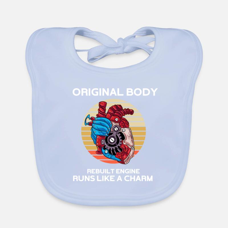 Operation Herz Geschenk Baby Bio-Lätzchen