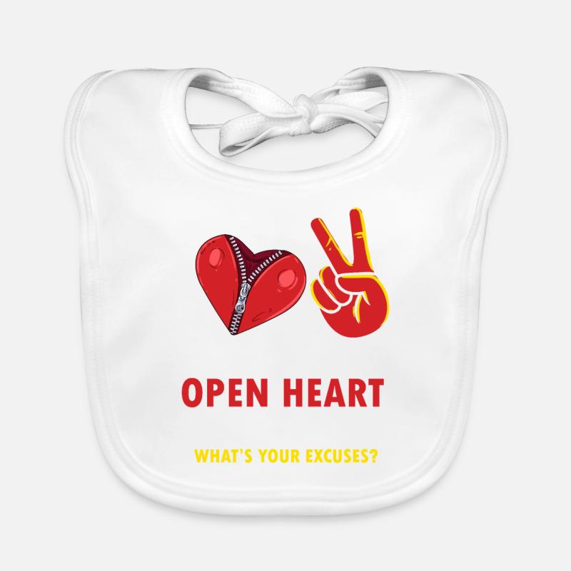 Operation Herz Geschenk Baby Bio-Lätzchen