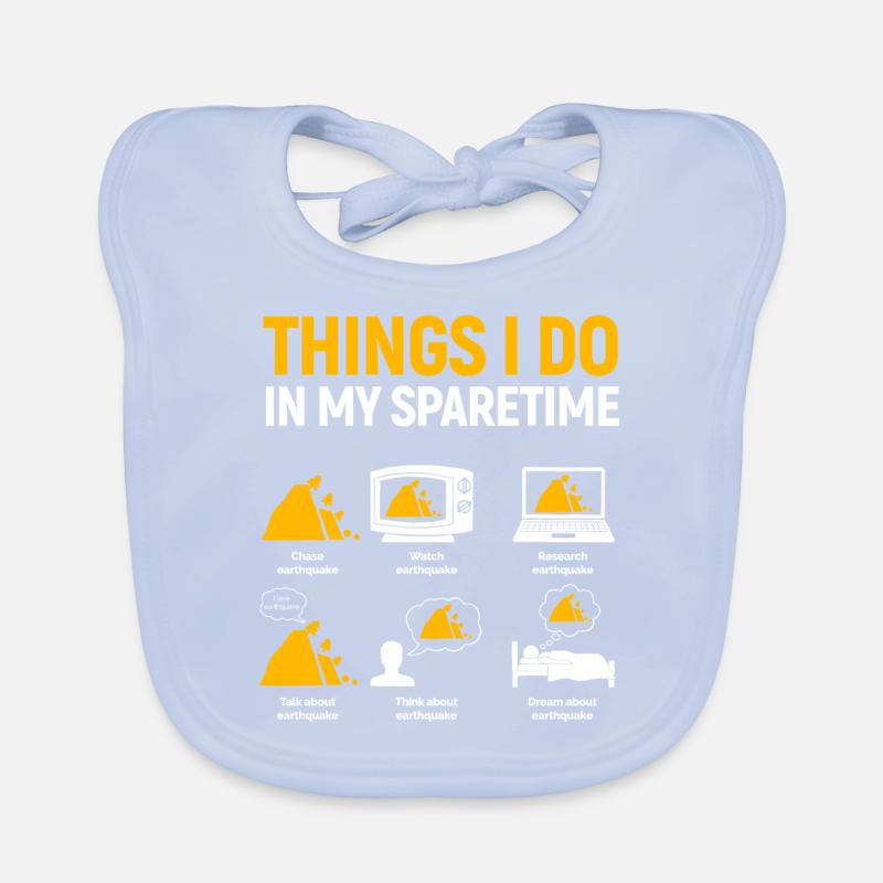 Erdbeben Baby Bio-Lätzchen