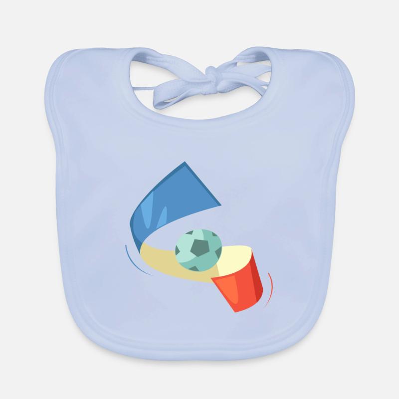 Fußball Frankreich Baby Bio-Lätzchen
