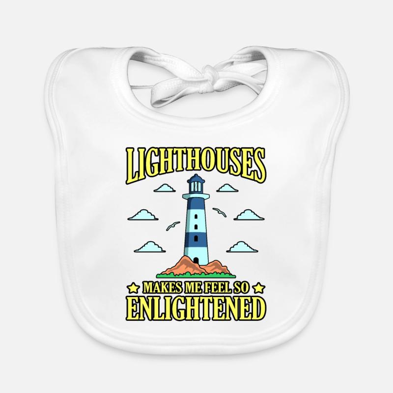 Lighthouse Organic Baby Bibs