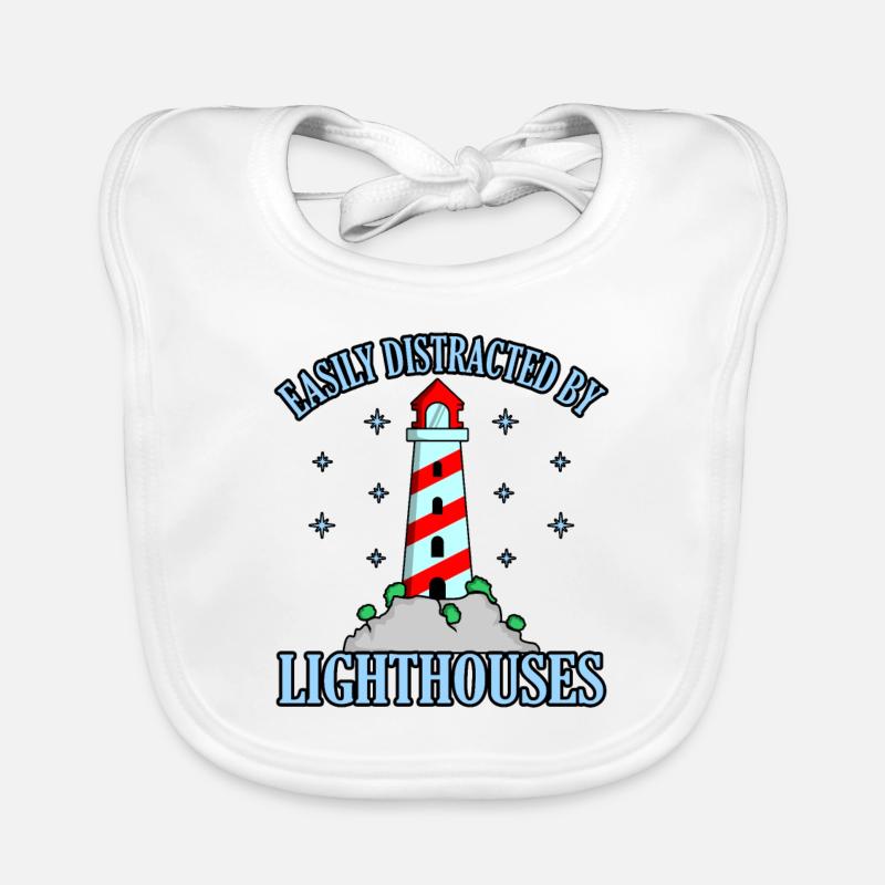 lighthouse Organic Baby Bibs