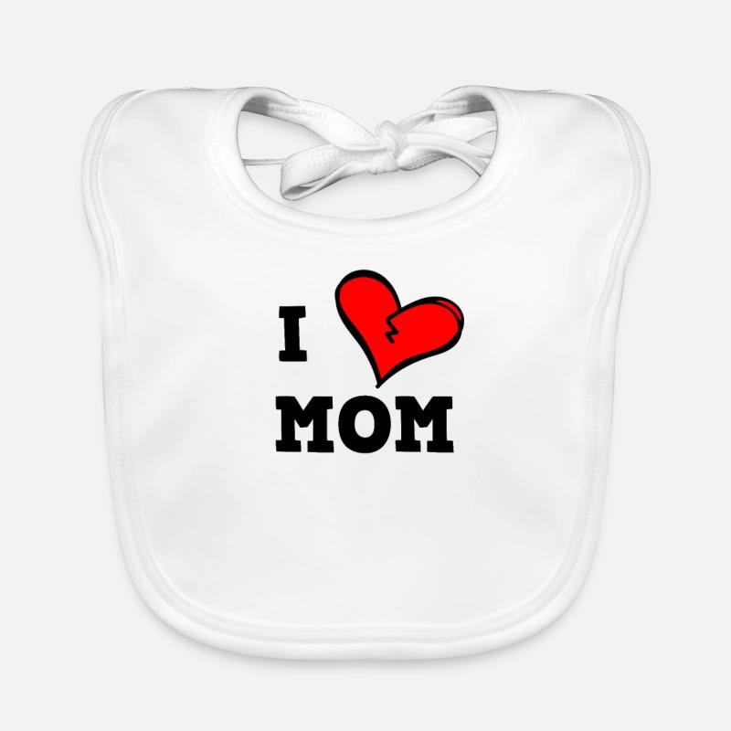 Ich liebe Mama Baby Bio-Lätzchen