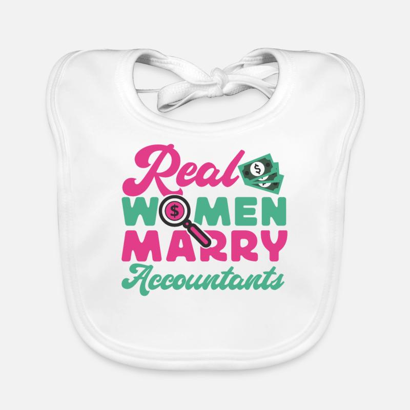 Comptable Comptable Mariage Bavoir bio Bébé
