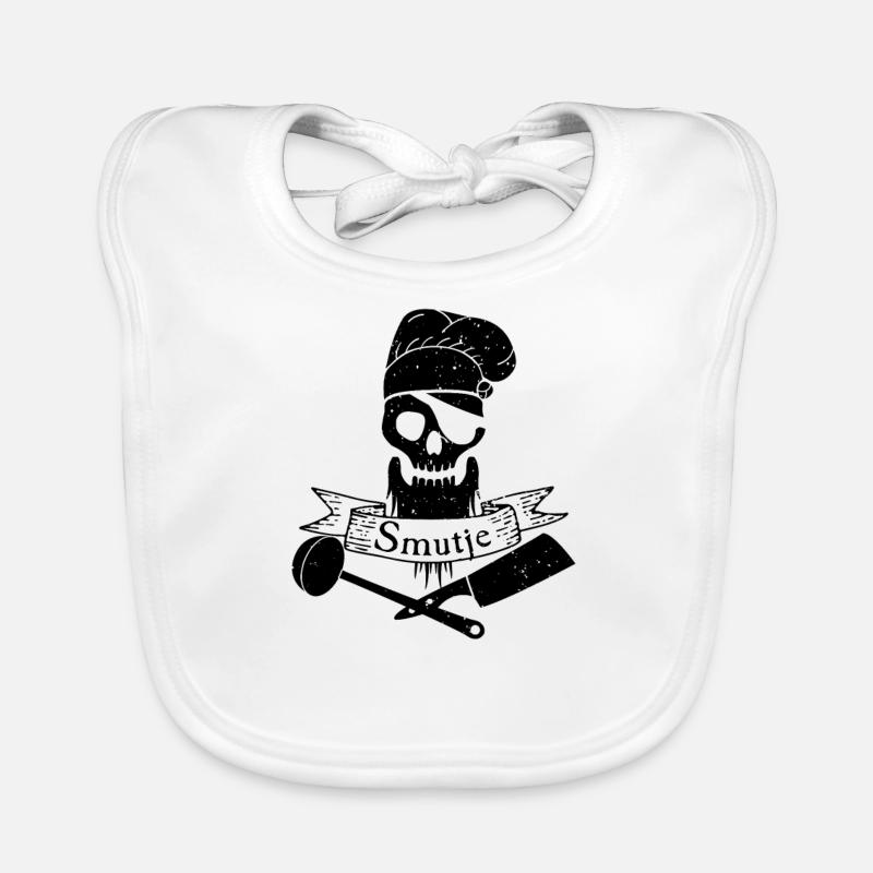 Smutje - équipage de motivation de voile de cuisinier Bavoir bio Bébé