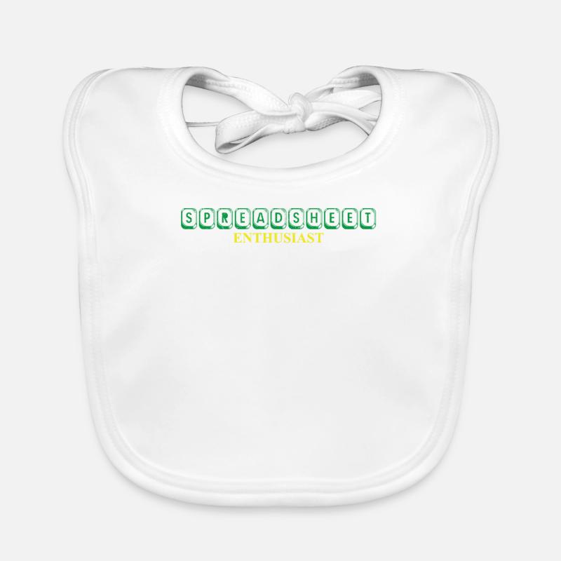 Feuille de calcul comptable CPA Fun Comptable Humour Bavoir bio Bébé