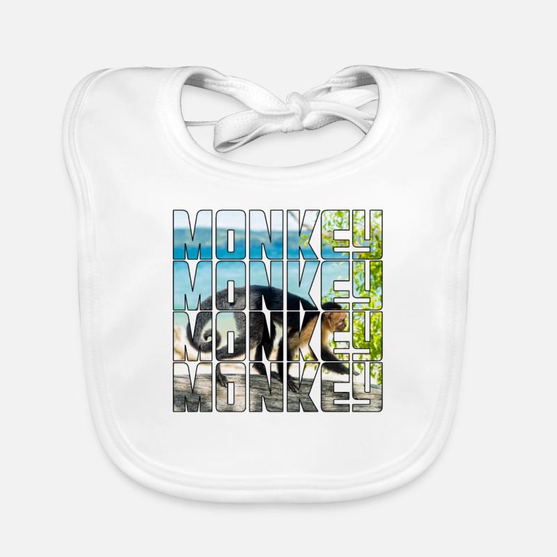 Monkey Organic Baby Bibs