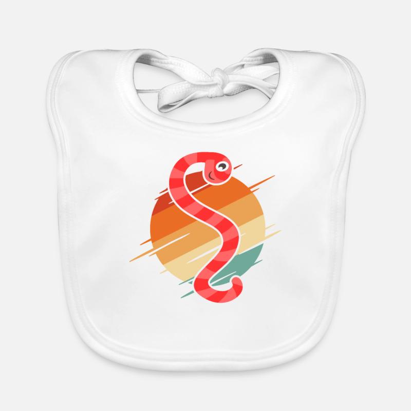 Compost Worms Gift Organic Baby Bibs