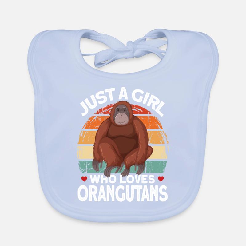 Orang-outan Bavoir bio Bébé