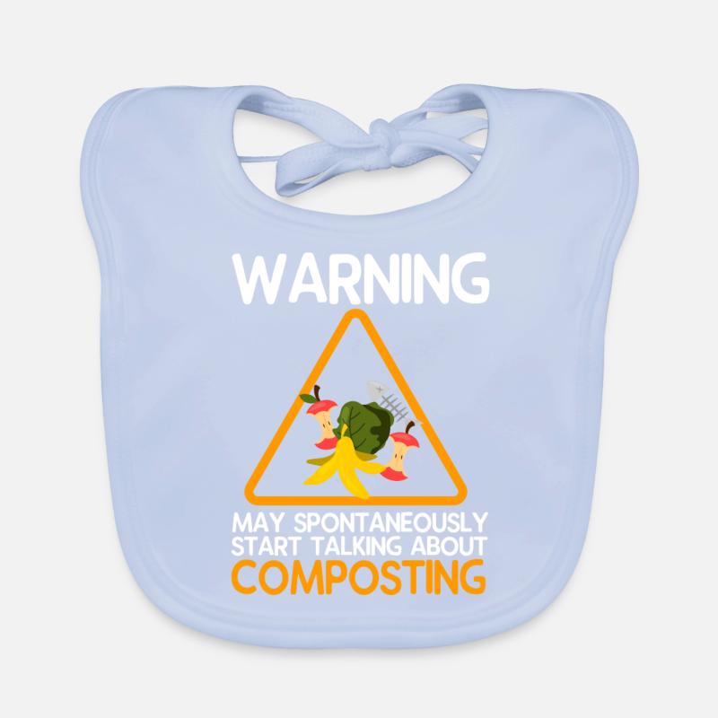 Cadeau vers de compost Bavoir bio Bébé