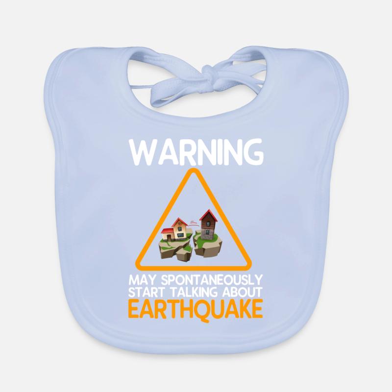 Erdbeben Baby Bio-Lätzchen