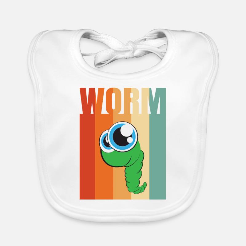 Cadeau vers de compost Bavoir bio Bébé