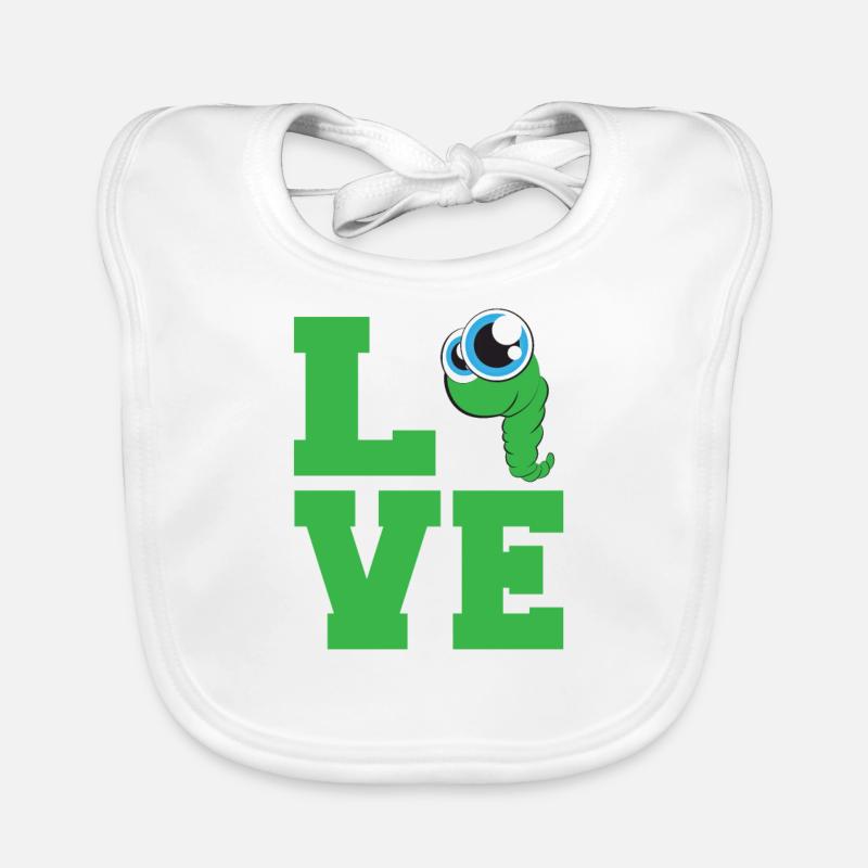 Compost Worms Gift Organic Baby Bibs