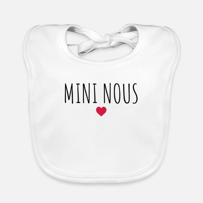 Naissance , Bébé , Papa , Maman Bavoir bio Bébé