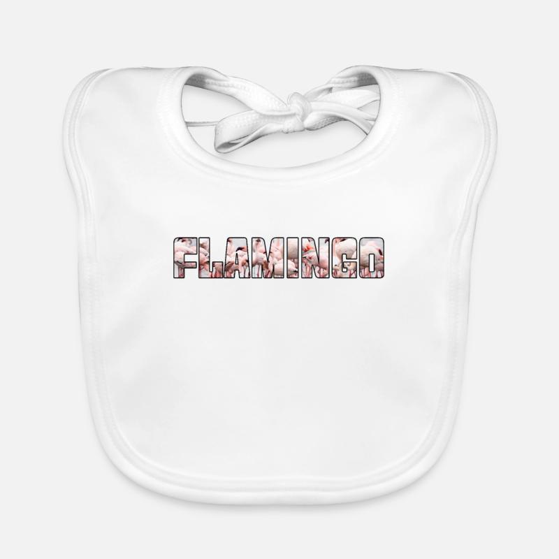 Flamingo Organic Baby Bibs