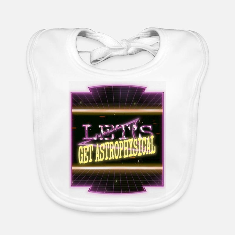 astronomy tshirt physics awesome telescope humor Baby Bio-Lätzchen