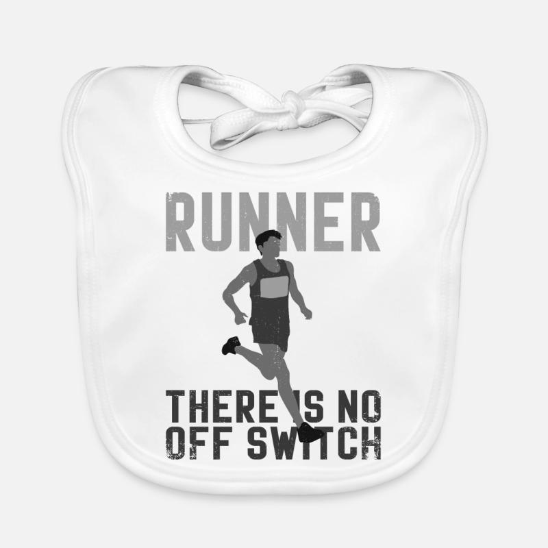 Running Runner Semi-Marathon Bavoir bio Bébé