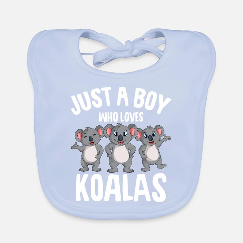 Koala Junge Baby Bio-Lätzchen