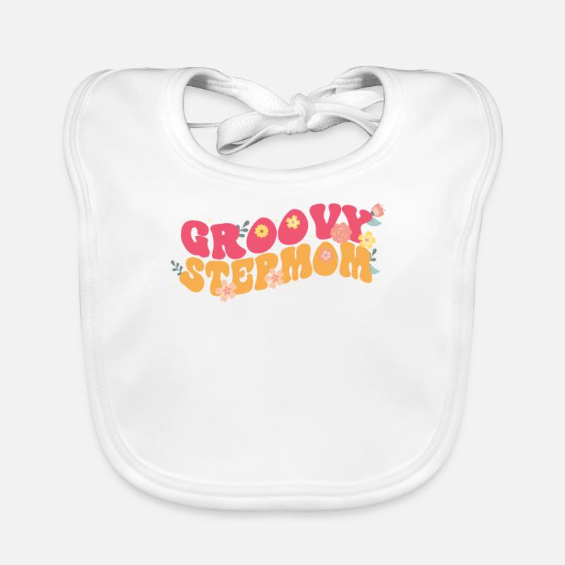 Groovy belle-mère plante plante fleurs Bavoir bio Bébé