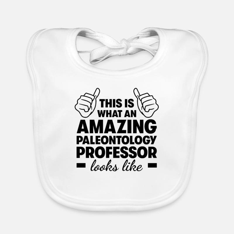 Amazing Paleontology Professor Organic Baby Bibs