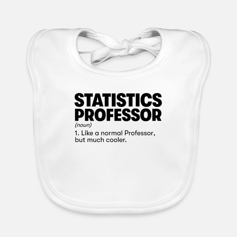 Statistics Professor Organic Baby Bibs