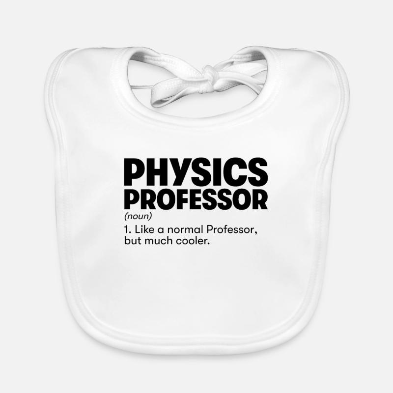 Professeur de physique Bavoir bio Bébé
