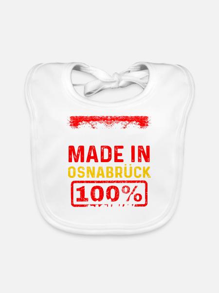 Osnabrück - Baby Bio-Lätzchen - Weiß