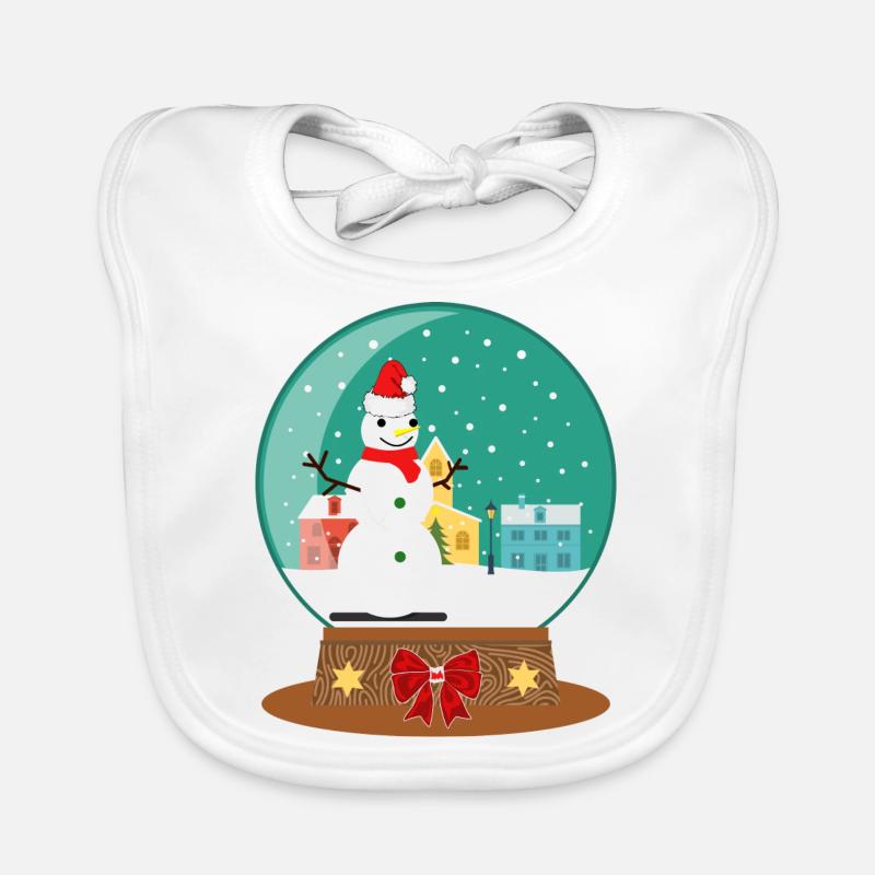 JOYEUX NOËL. Bavoir bio Bébé