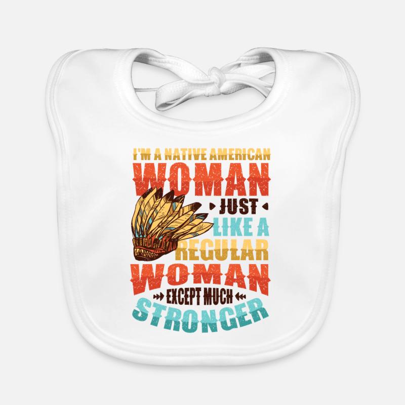 Native American. Organic Baby Bibs