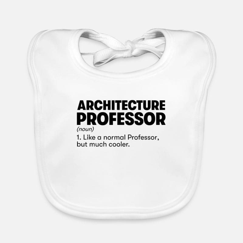 Professeur d’architecture Bavoir bio Bébé