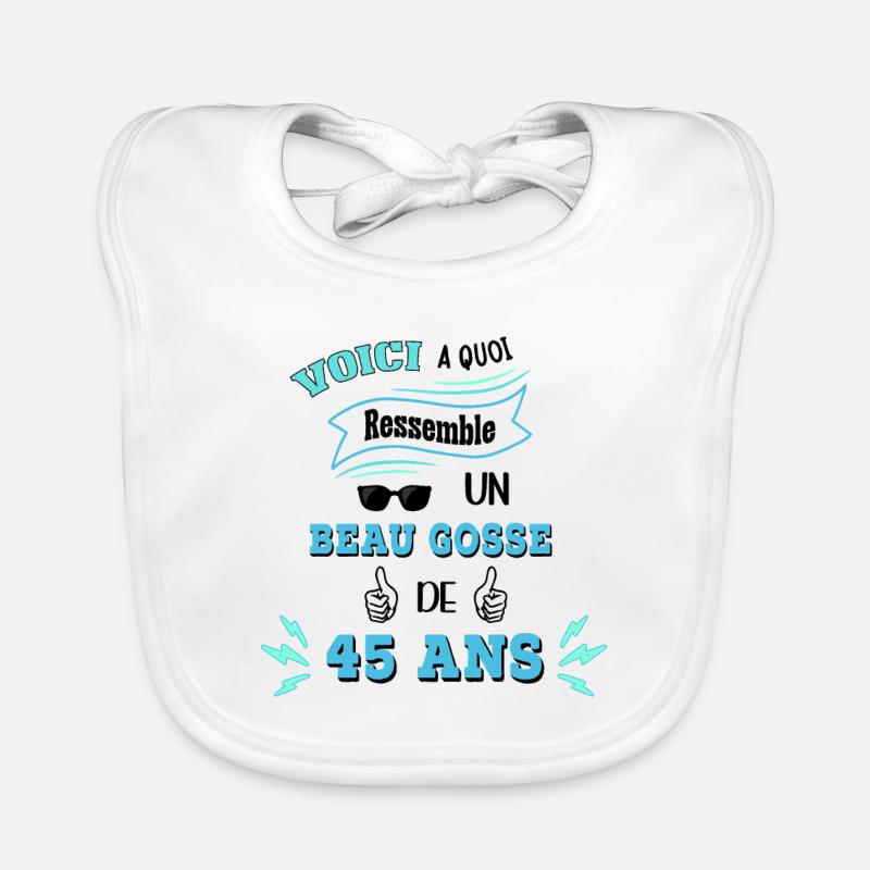 Idée De Cadeau Drôle Pour Les Beaux Gosses Bavoir bio Bébé
