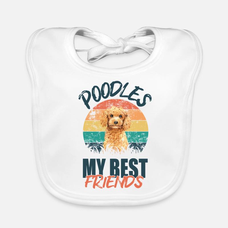 Pudel Baby Bio-Lätzchen