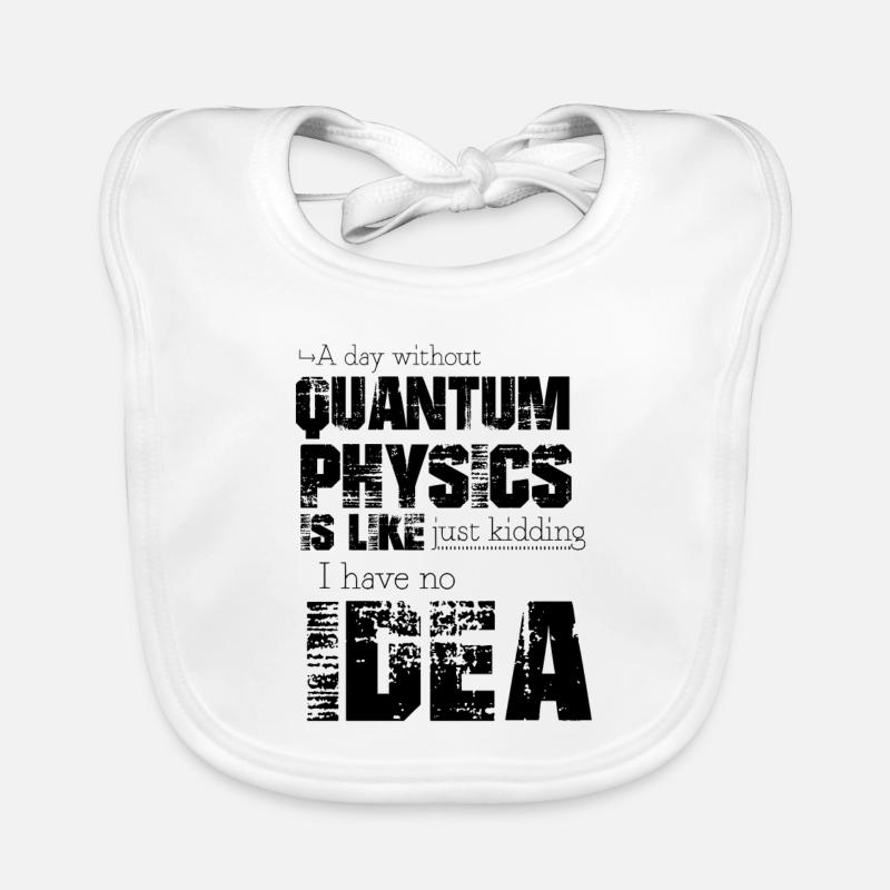 Physique quantique - Bavoir bio Bébé - blanc