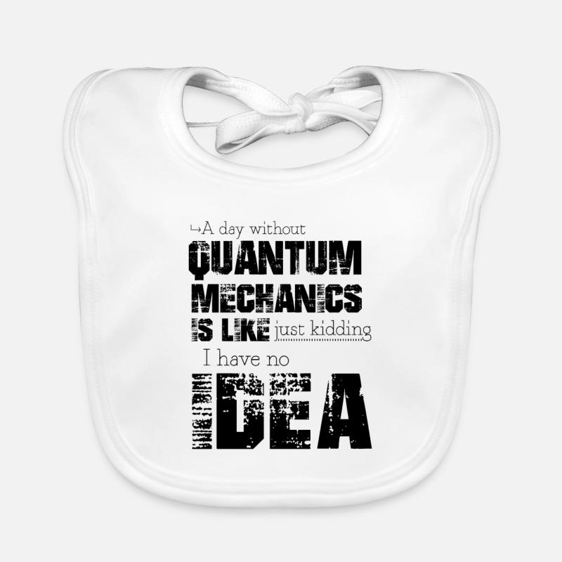 Quantum mechanics Organic Baby Bibs