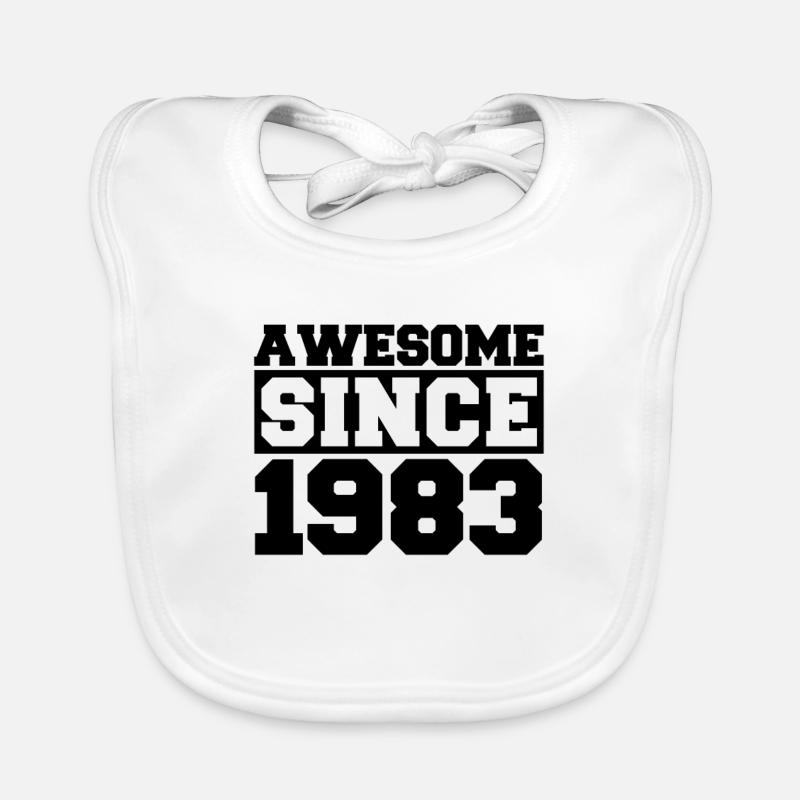 Awesome since 1983 Organic Baby Bibs