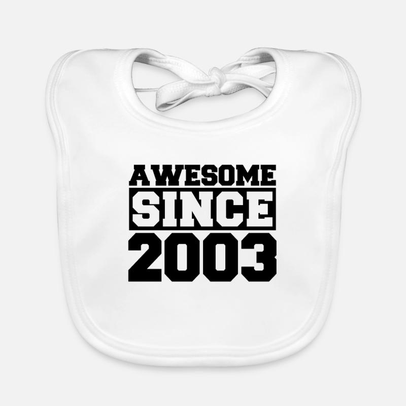 Awesome since 2003 Baby Bio-Lätzchen