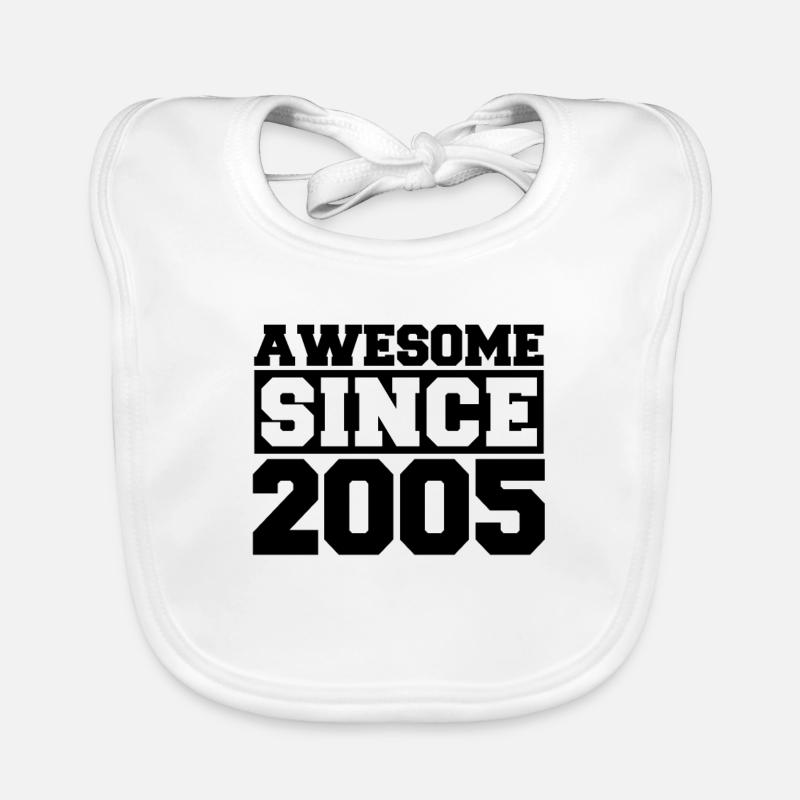 Awesome since 2005 Baby Bio-Lätzchen