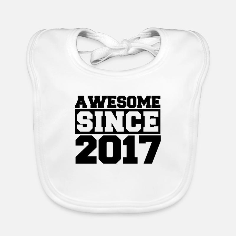 Awesome since 2017 Baby Bio-Lätzchen