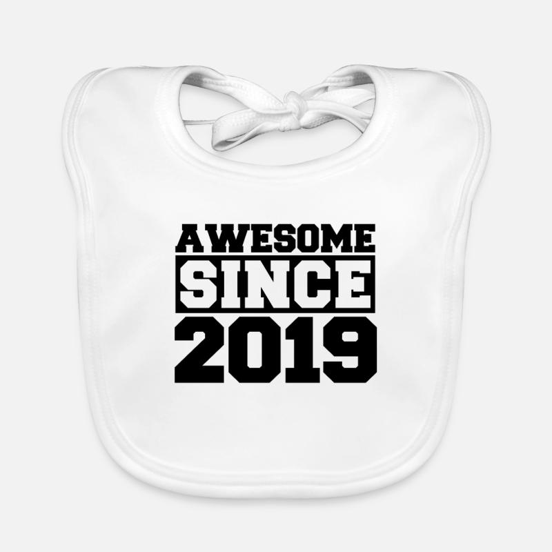 Awesome since 2019 Baby Bio-Lätzchen