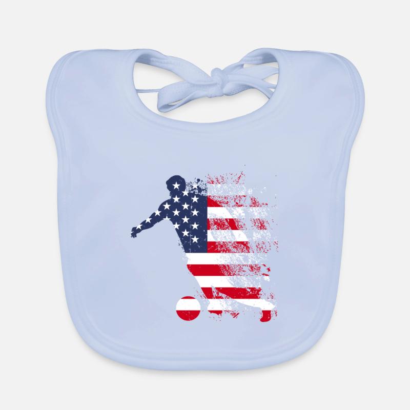 Équipe nationale des États-Unis Bavoir bio Bébé