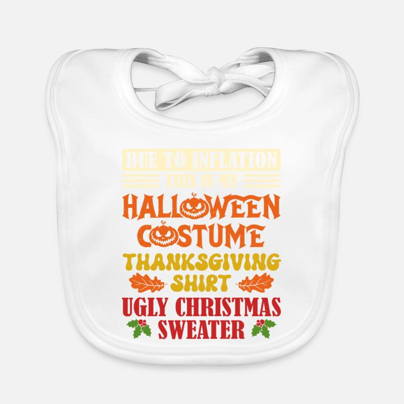 En raison de l’inflation, c’est mon Halloween, Bavoir bio Bébé