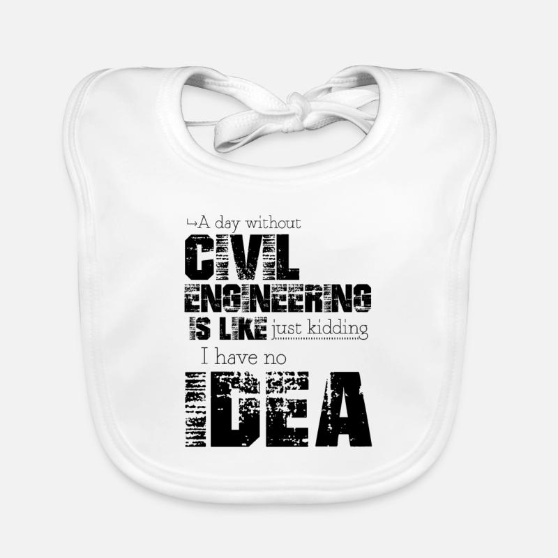 Civil engineering Organic Baby Bibs