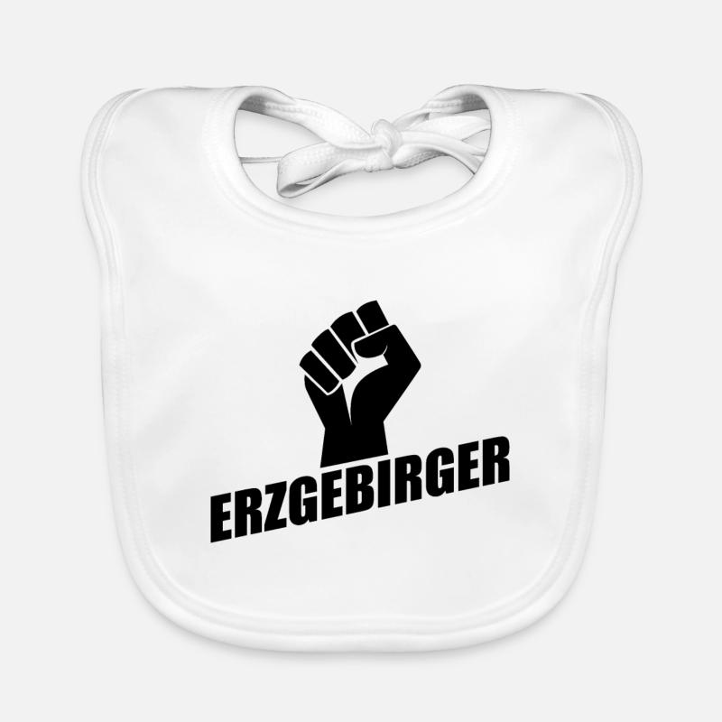 Erzgebirger Faust Logo Baby Bio-Lätzchen