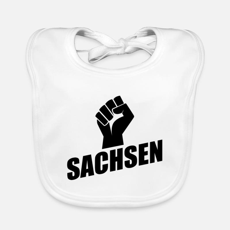 Sachsen Faust logo Baby Bio-Lätzchen